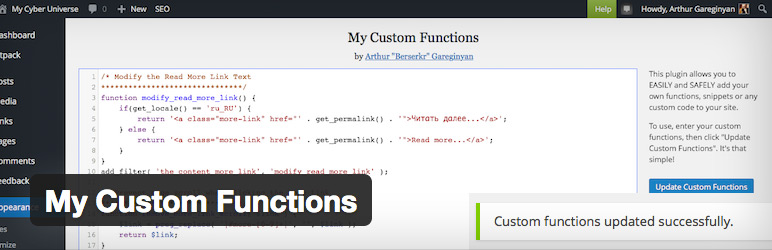 My Custom Functions