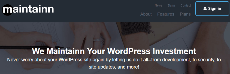 WordPress maintenance service