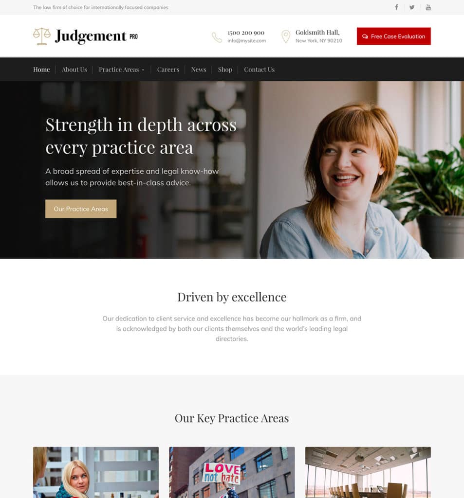 Judgement Pro WordPress theme