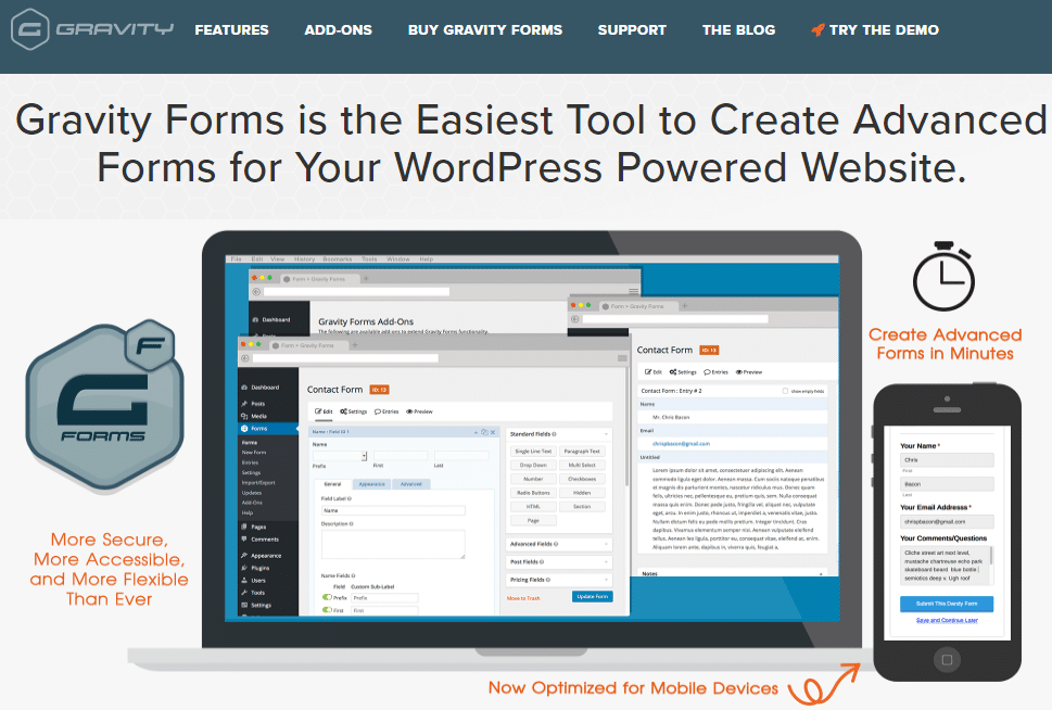 gravity forms is one of the most successful wordpress businesses