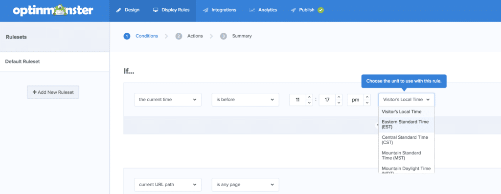 Campaign Scheduling in OptinMonster