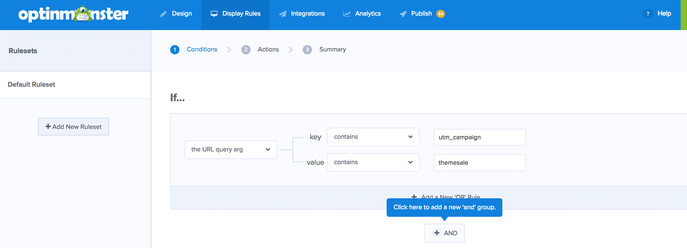 OptinMonster Referrer Targeting Display Rules