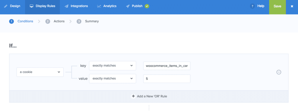 OptinMonster Cookie Retargeting