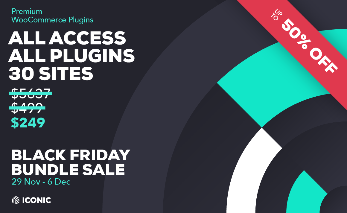 Iconic Black Friday WooCommerce plugins